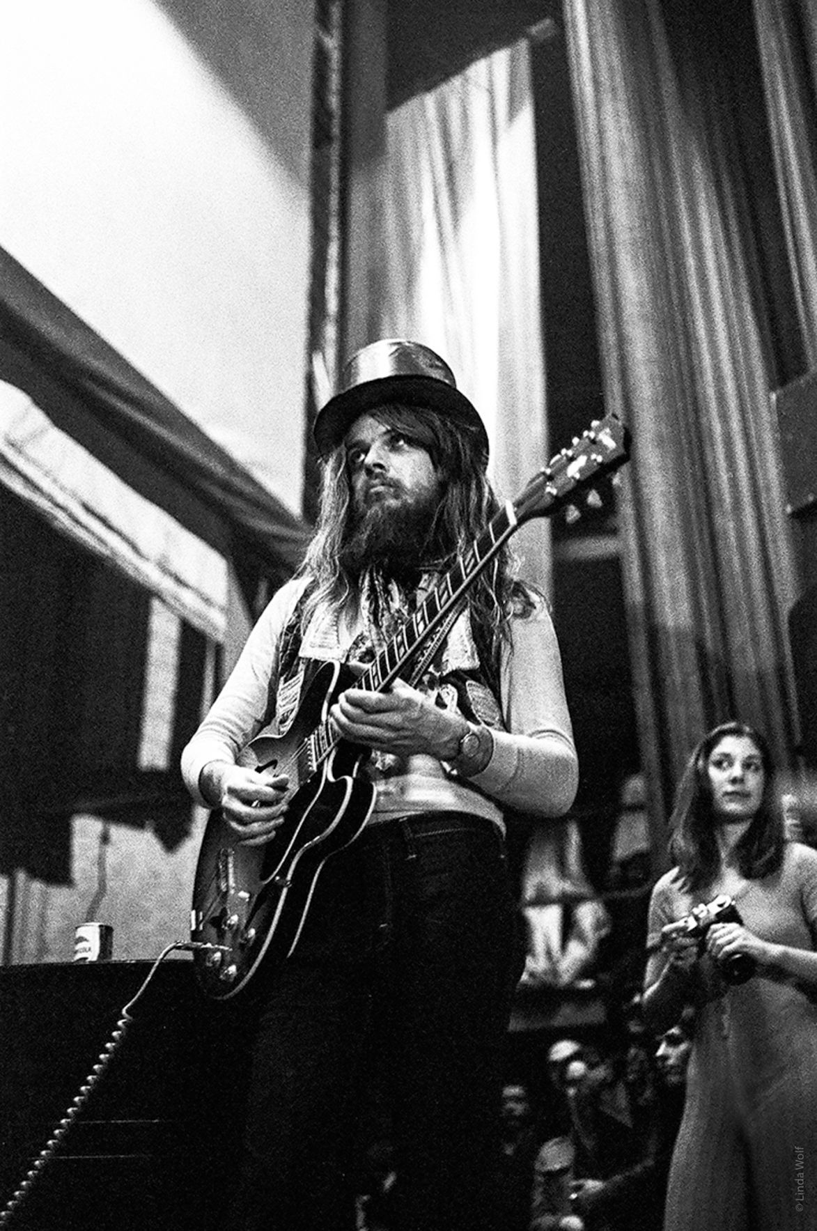 Leon Russell photo for magazine use